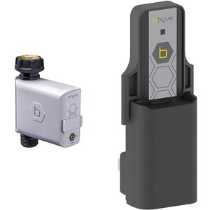Orbit 21005 B-hyve Bluetooth Hose Faucet Timer, Gray & 21006 B-hyve Wi-Fi Hub, Gray