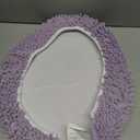 Soft Chenille Toilet Lid Cover 19.5L" x 18.5W" Machine Washable
Toilet Seat Cover Adjustable Rubber Backing Fits Most Round Elongated and Oblong Lids