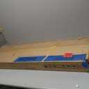 47" Farmhouse Wood Entryway Table Narrow Console Table with Storage Behind Couch Sofa Table with Shelves Entry Way Tables with Open Storage, Easy Assembly, Black Walnut