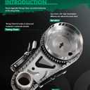 SCITOO TK1160 Timing Chain Kit Tensioner Sprockets Crank Sprocket fits for 03-10 Jeep for Chrysler Dodge 5.7L 6.1L OHV HEMI