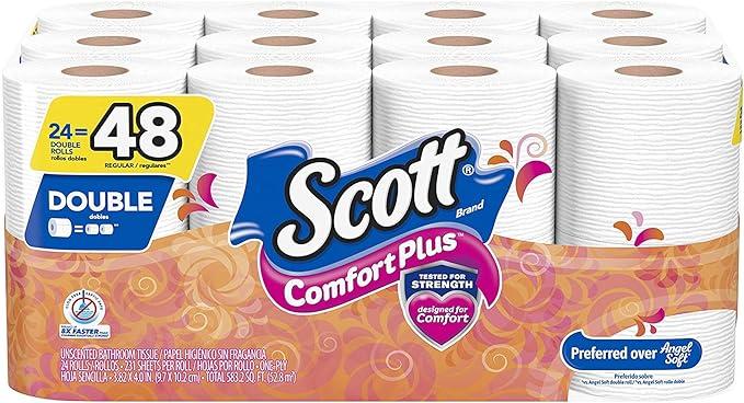 24 pack of Scott toilet paper