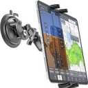 Charchendo Heavy Duty Metal ProAviator Suction Cup Mount [Super Suction Cup], 360 Adjustable Metal Arm Tablet Holder for Pilots, General Aviation, Fit for 4-13'' iPad Pro/Air/Mini, iPhone, Galaxy