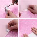 Glitter Carpet Runner for Party 2.6 X 30 ft Glitter Non-Woven Fabric, Carpet Rug for Event, Aisle Runway Runner for Wedding Ceremony, Movie Theme Party Decorations (Glitter White, 2.6FTx30FT)