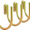 4 Pack 4" E Track J Hooks Heavy Duty Galvanized Steel E-Track Tie Down Accessories for Box Truck, Enclosed Trailer, Garage, Vans, Warehouse, Workshop