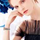 Designer Band with Charms Decor Compatible with Apple Watch Band 38mm 40mm 41mm 42mm 44mm 45mm 46mm 49mm Women Men, Stylish Silicone Sport Wristbands for iWatch Series 11 10 9 8 7 6 5 4 3 2 1 SE/3 Ultra 2/3 (walnut/Black/Pink with Crown)