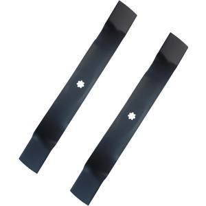 2PCS 3-N-1 Blades Fit for 42 inch Lawn Mower Blades Compatible with John Deere 102 125 135 D100 D105 D120 D130 LA100 LA105 LA110 Tractor Replace OE GX22151 GY20850 50-3231 AM137333 AM137328