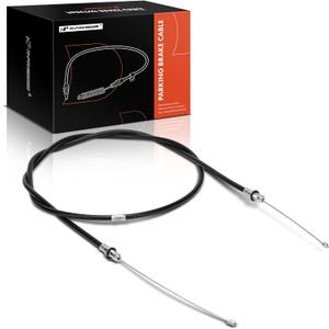 A-Premium Rear Passenger Side Parking Brake Cable Assembly Compatible with Dodge Models: Ram 1500 1994-1999 - Replace# 52009017