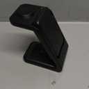 3 in 1 Wireless Charging Station: 5000mAh Removable Power Bank Charger Stand for Phone/Watch/Air Pods - Portable Magnetic Battery Pack for Air 17 16 15 14 13 12 Series (Black)