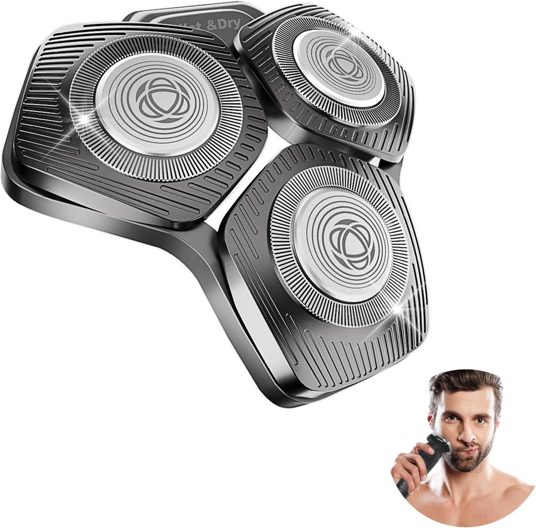 SH71/50 Shaving Heads Compatible with Philips Shavers Series S5000 (S5XXX),S7000 (S7XXX) for RQ12/70, RQ12/60, SH60/70, and SH70/70 (Grey)