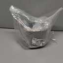 MY MIRONEY 20 OZ Plant Pots, Vintage Wooden Barrel Planter - Solid Rustic Garden Flower Pot with Metal Handles & Frame for Indoor Planter, Office Home Decor, Garden Home Plants, 5.12" x 3.82"