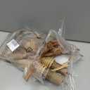 Bissap 5PCS Large Bird Perch Stand, Natural Wood Pole Standing Paw Grinding Fork Parrot Cage Branch with Rope for Macaw African Grey Amazon Pet Medium Large Birds Cage Accessories