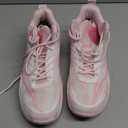 Womens Mens Basketball Shoes Breathable Non Slip Fashion Sneakers Comfortable Unisex-Adult Outdoor Sport Shoe (8.5 Women/7.5 Men, Pink)