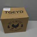 Tgeyd Chicken Waterer - Chicken Water Feeder with 4 Water Cups - Automatic Chicken Waterer No Waste - Poultry Waterer with 2 Gallon for Chickens Ducks and Goose
