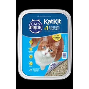 Cat's Pride, Disposable Litter Pan, Includes Pan & Litter All In One (1 Pack)