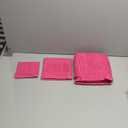 GLAMBURG Ultra Soft 3 Pack Cotton Towel Set, Contains a Bath Towel 28x55 inch, a Hand Towel 16x24 inch & a Wash Coth 12x12 inch, Ideal Everyday use, Compact & Lightweight - Hot Pink