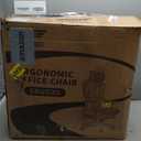 PatioMage Ergonomic Office Chair, Big and Tall Desk Chair with Adjustable Lumbar Support & Seat Depth, High Back Computer Chair, Swivel Mesh Chairs with Wheels for Home Office, Black