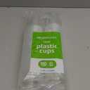 Amazon Basics Small Disposable Clear Plastic Cups, 9oz, 100 Count