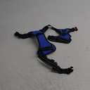 Dog Harness Medium Sized, No Pull Pet Harness with 3 Buckles, Adjustable Soft Padded Vest with Control Handle, Walking Reflective Pet Vest for Medium Dogs, Blue, L