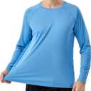 Men's UPF 50+ Sun Protection Beach Shirts Short Sleeve SPF UV Rash Guard Swim Quick Dry Water Swimming T-Shirts (Blue)