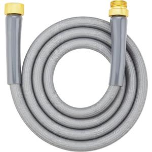 SKYWARD Short garden hose with Female to Male Metal Connector, nylon braided, inner tube PVC material, flexible and lightweight, Kink Free Water Hose, easy to use & Store (6ft)