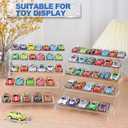 Aheroi Large Acrylic Risers, 10 Pcs 2 Set(7L~8L~9L) Riser Display Shelf, Clear Rectangular Display Stands Set, Transparent Shelves for Decor, Showcase Holder for Cupcake