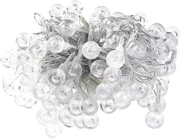 Led Garland String Lights Gypsophila Bubble Ball Lamp Holiday Lighting Battery USB Power Indoor For Christmas Wedding Decoration (10m 80led Warm White (Usb))
