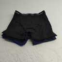 Calvin Klein Men's Cotton Stretch 7-Pack Boxer Brief (3 Black, 2 Blue Shadow, 2 Cobalt Water), S