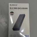 ORICO M.2 NVMe SSD Enclosure, USB 3.1 Gen 2 (10 Gbps) PCIe External Adapter NVMe Case for 2230/2242/2260/2280 M.2 SSD up to 8TB, UASP Supported - M2PV