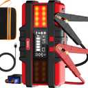 Battery Jumper Starter Portable, 2500A (12V) - Portable Booster Pack with Voltage Detection & Protection for Gas/Diesel (Up to 8.0L/6.5L)