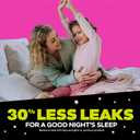 Ninjamas Girls Bedwetting Nighttime Underwear, Size S/M (38-70 lbs), 88 Count, Overnight Protection, Ultra Absorbent, Hypoallergenic