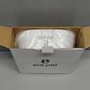 ELS PET Travel Bowl, No Spill, No Drip Slow Water Feeder/Dispenser for Dogs, Cats, 35oz/1L (Grey)