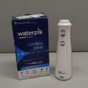 Waterpik Cordless Pearl Rechargeable Portable Water Flosser for Teeth, Gums, Braces Care and Travel, Extra Quiet, 4 Flossing Tips - ADA Accepted, WF-13 White