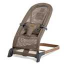 Foldable Baby Bouncer, 3-Height Adjustable, Portable Newborn Rocker, Ergonomic Bouncer Seat for 0-6 Months, Breathable Mesh 