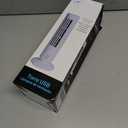 Cabilock Mini Portable Tower Fan Bladeless Electric Cooling Air Conditioner with Oscillating Function for Home Office and Travel White