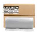 Aluf Plastics Plastic Sheeting - 20' x 100', 6 MIL Heavy Duty Gauge - Clear Vapor and Moisture Barrier Sheet Tarp/Drop Cloth for Greenhouses, Painting, Furniture Covers, Carpet Cover, Floor, Paint,