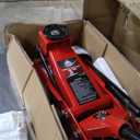 Jack Boss Floor Jack 3 Ton Capacity Fast Lift Service Jack Steel Heavy Duty Hydraulic Car Jack (Red)