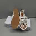 Women's Mesh Ballet Flats Buckle Strap Comfortable Ballerina Shoes Ladies Clear Fishnet Wide Width Flats for Women Slip-on Casual Dress Mary Jane Flats Fall 2025, Size 9