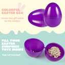 JOYIN 300 PCS 2.3" Easter Eggs, Empty Plastic Eggs Fillable Colorful Bright Eggshell Bulks for Easter Hunt, Filling Treats, Party Favor, Basket Stuffers, Classroom Prize Supplies