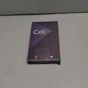 360° Spin CD Stand for iPhone 17 Case Compatible with Magsafe Ring [Never Yellow][DIY Glitter Cardstock] Camera Protection Plating Clear Cute Phone Case for Women Girls 6.3'', Mist Blue