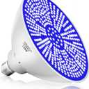 12V 36W LED Pool Bulb Ocean Blue Light, 4200lm 6500K Endless Dark Blue Color E26 Base Replacement for Incandescent Bulbs in Swimming Pool Light