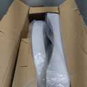 Vaunn Medical Shower Chair Bath Seat with Padded Arms, Removable Back and Adjustable Legs for Bathtub Safety (Wide Chair With Arms)