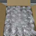 Mini Liquor Bottles, 30 Pack Airtight Plastic Spirit With Black Cap, 1.7oz Empty Alcohol Shot With 10 Funnels, Miniature for Weddings, Parties