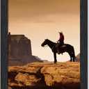 A PLUS MAX 8x20 Picture Frame Black Light Weight Wall Mount | 8 x 20 Inch Black Wood-grain Engineered Wood Material Frame for 8by20 Rectangular Photo Poster - 1 Pack/Black/8x20