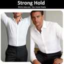 3 x Upgrade Shirt Stays for Men, Adjustable Elastic Dress Garters Belt Tucker Stays Holders Keepers with Non Slip Clips, Mens Suit Accessories for Police Military Professional 1 Pair