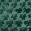 St Patricks Day Pillow Covers 20x20 Inch Set of 2 Green Embroidery Shamrock Decorative White Soft Plush Faux Wool Throw Pillows for Couch Sofa Bedroom Holiday Home Decor MRD02B50