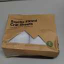 KeaBabies 2-Pack Organic Crib Sheets for Boys, Girls - 52x28 Fitted Crib Mattress Sheet Neutral, Breathable Jersey Cotton Cover for Baby Bed, Toddler Mattress, Soft & Cute Prints (Hazy)