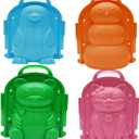 Snow and Sand Mold,Outdoor Activities Lovely 3D Shape Snow and Sand Playing Mold for Kids Adults Outdoor Snows Toy (Penguin,Bear,Snowman&Cat Shape)-4 PCS (#1)