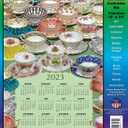 Design Works Crafts 2023 Sequin Calendar Kit, Teacups