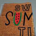 Doormat Welcome Sweet Summer Time Watermelon Funny Entryway Rugs Indoor Non Slip, Washable Entrance Mat Outdoor Door Mats for Kitchen, Bathroom Home Decor 1730in, 17x30 Inch