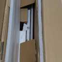 Rfiver Swivel Floor TV Stand with Mount for 32-60 inch TVs up to 88 lbs, Height Adjustable Tall TV Stand with Wood Base, Saving Space Design for Bedroom, Living Room and Corner, White